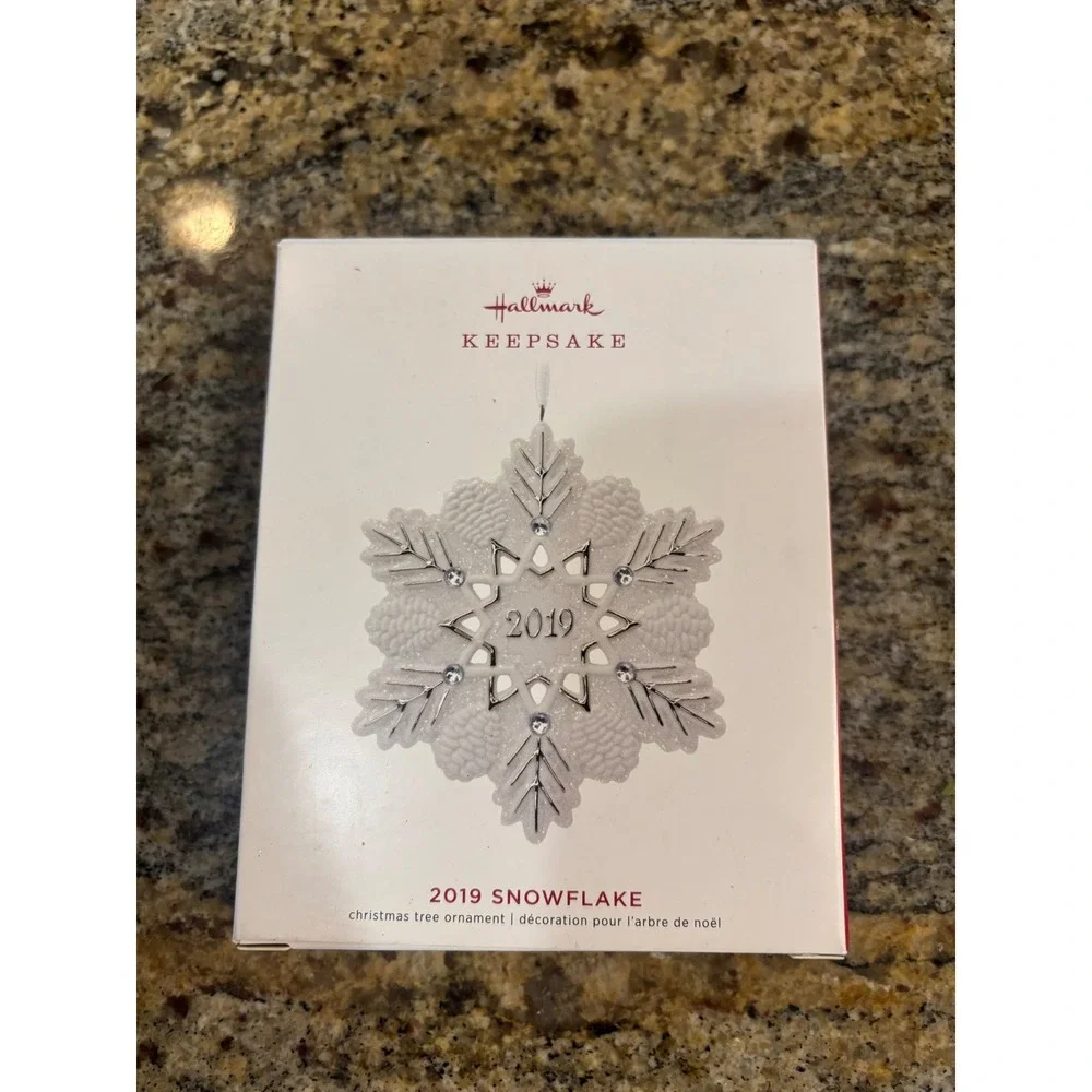 Hallmark Keepsake Ornaments Lot 4 2019 Snowflake Like Dad Like Son Sleigh‎ Door